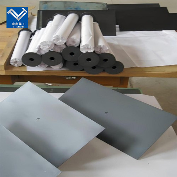 Titanium anode for electrocatalytic oxidation treatment